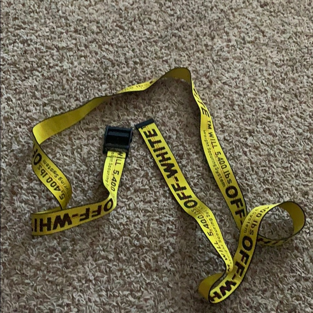 Off White Industrial Belt